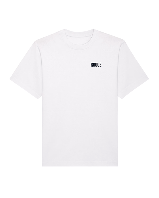 Rogue Heavyweight Unisex Crewneck T-Shirt | White